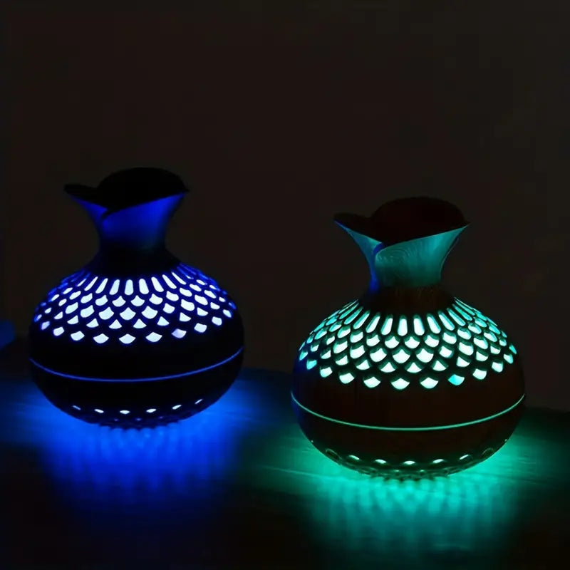 SereniGlow – Ultralyds Aroma Diffuser til Rolige og Stilfulde Rum