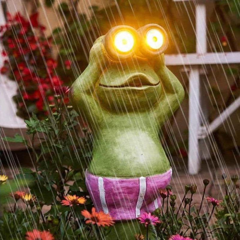 FroggyGlow – Udendørs Vandtæt Dekorativ Frø-Natlampe