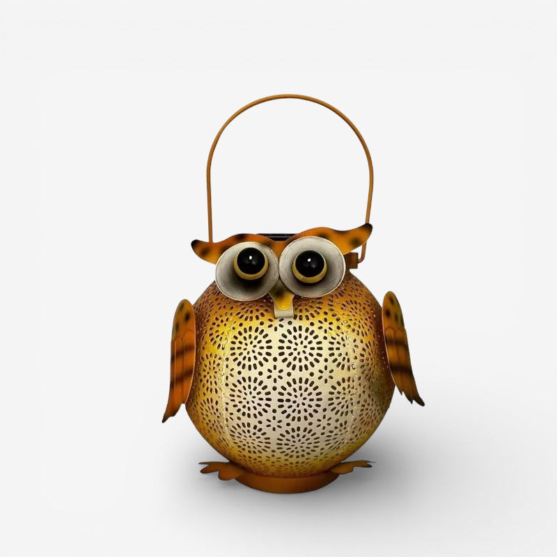 OwlGlow – Dekorativ LED Solarlampe med Ugle Design