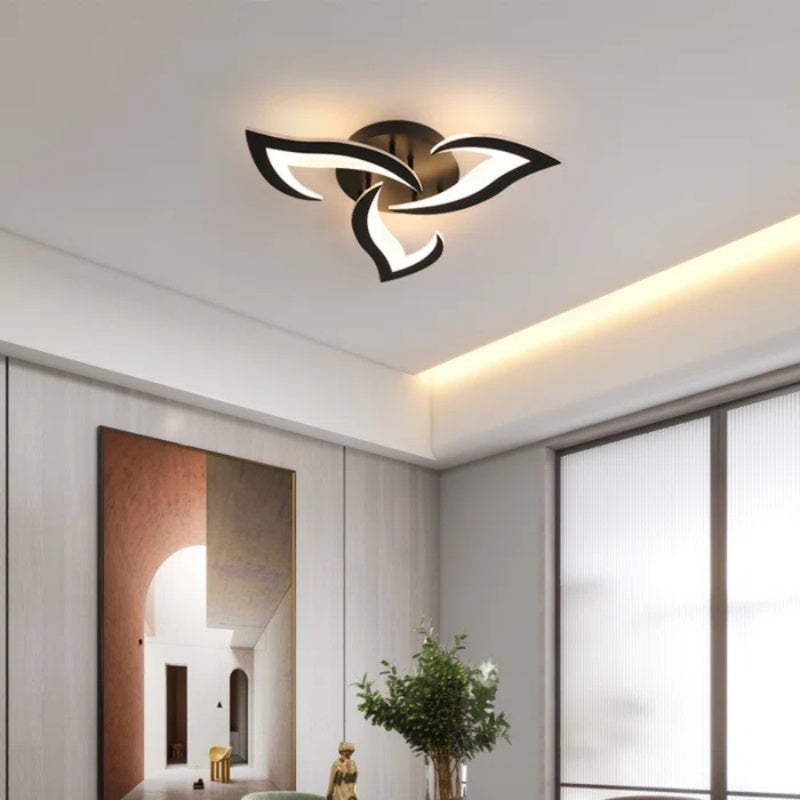 FloraGlow - Blomstformet LED Loftslampe til Stuen