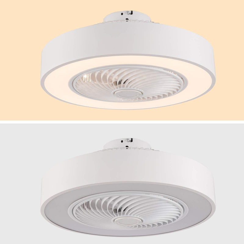 BreezeGlow - Moderne LED loftslampe med indbygget ventilator og lækkert design