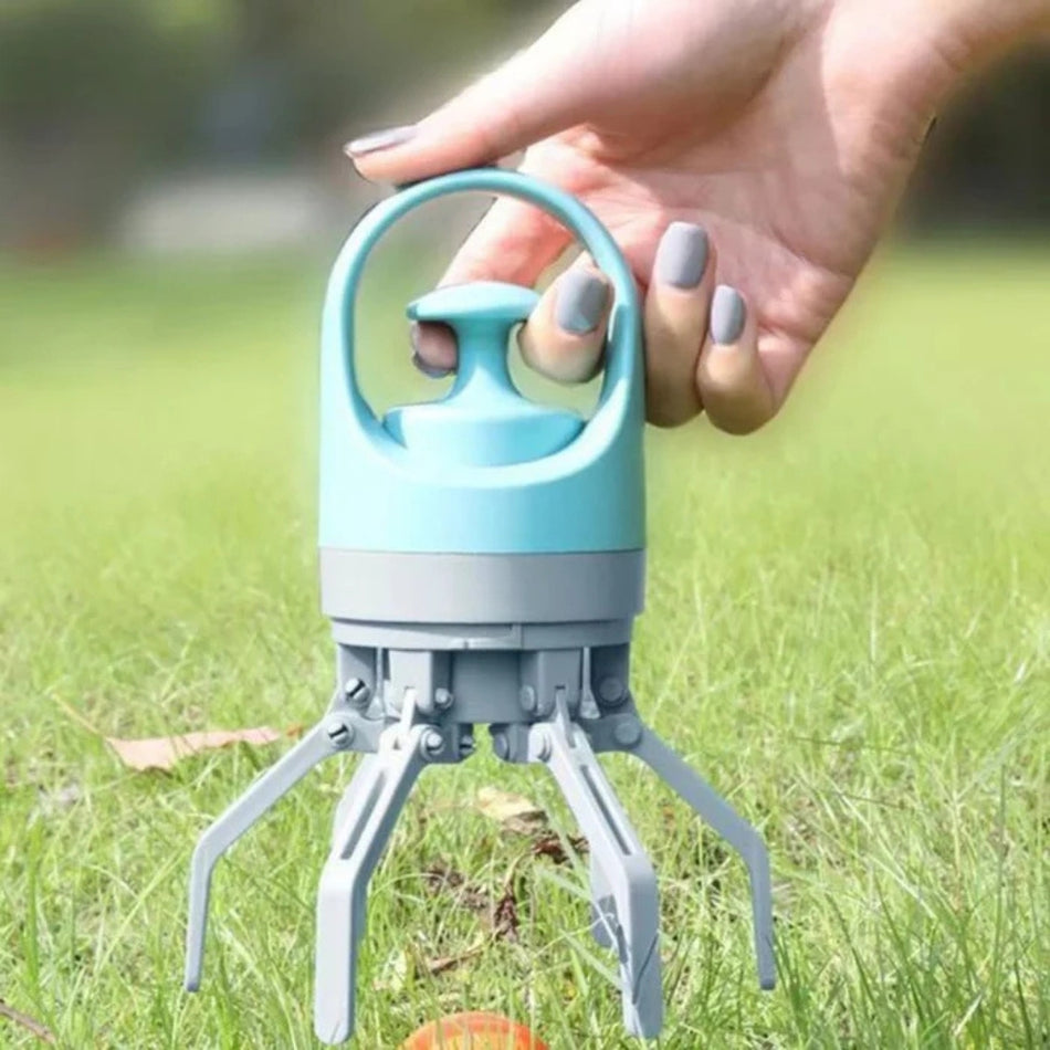 PawPull - Kompakt hundeaffaldspose-dispenser med automatisk trækhåndtag og bærestrop