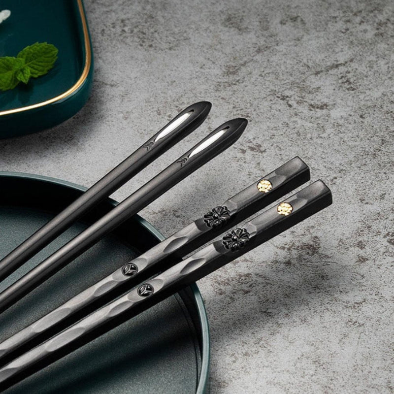 ElegantChop – 5-par spisepinde med moderne design og skridsikkert greb