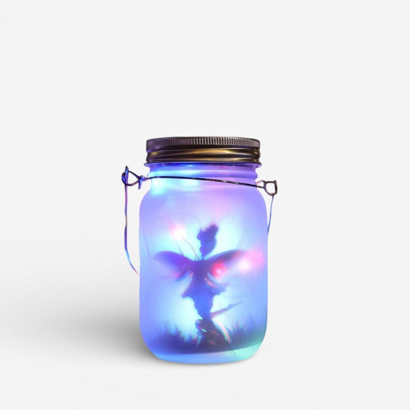 LumiJar – Dekorativ LED Solarlampe med Krukke Design