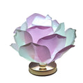 LotusGlow – Blomstrende Lotusformet LED Bordlampe med Lagdelte Blade