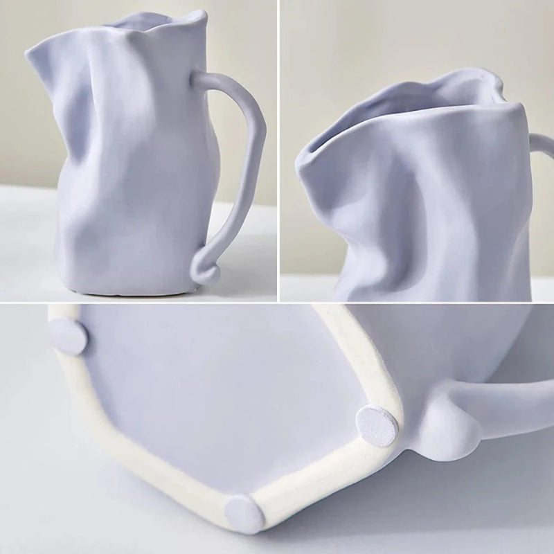 VaseEase – Moderne Minimalistisk Irregulær Keramisk Vase