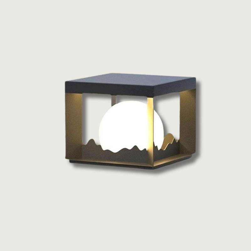 SolarLume - Solcelledrevet udendørs væg og gulvlampe med moderne design