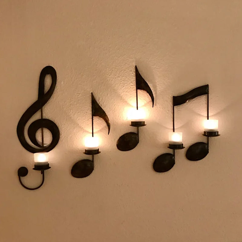 RhythmLuxe - Creative Musical Notes Væglampe til Inspireret Belysning