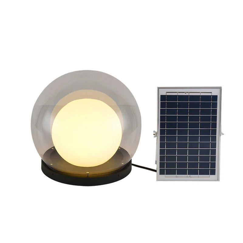 ZenGlobe – Udendørslampe med dobbeltlagskugle og minimalistisk afrundet basedesign