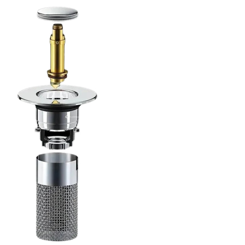 AquaGuard – Cylindrisk vask si med fint net til effektiv dræning
