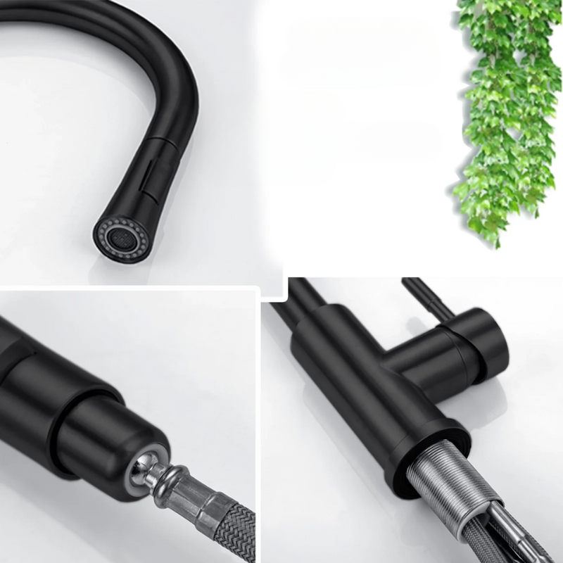 FlowEase – Smart vandhane med touch-betjening og indbygget varm- og koldblander til ubesværet brug i køkkenet