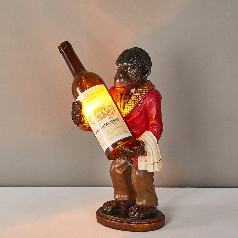 MonkeyGlow – Dekorativ Bordlampe med Legesyg Figur