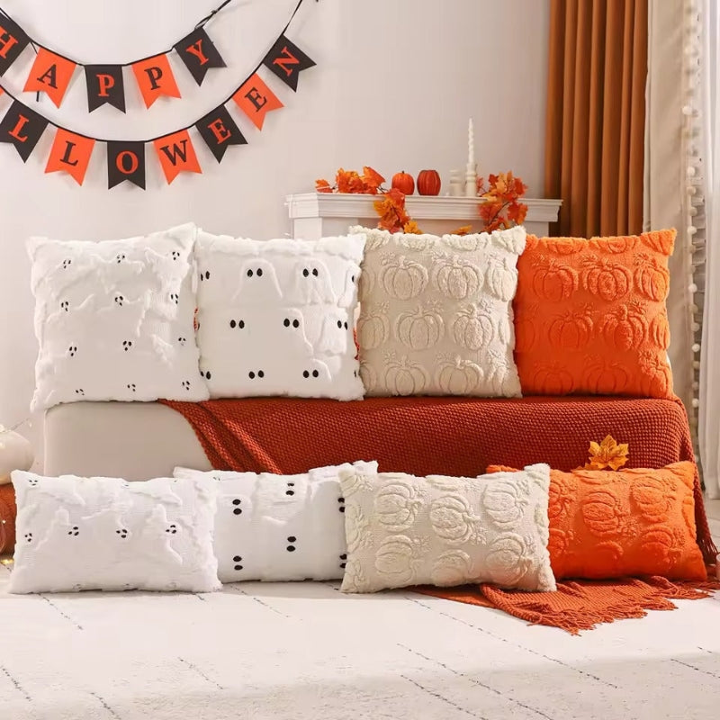 PumpkinEase – Halloween Jacquard Pyntepudebetræk