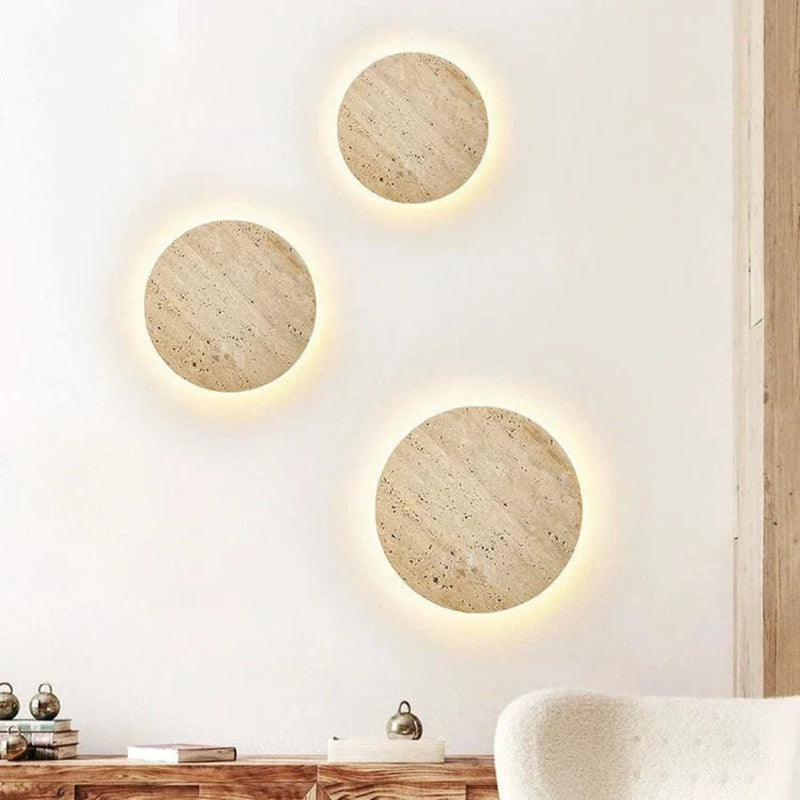 StoneGlow – Elegant væglampe med blødt LED-lys for en sofistikeret atmosfære