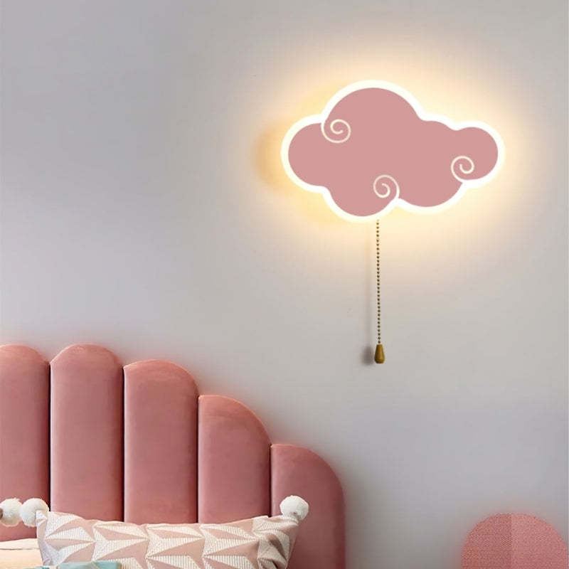 CloudGlow – Skyformet LED-væglampe til børneværelser
