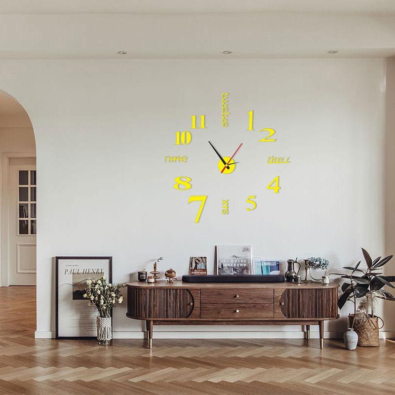 TimeVerse – Moderne vægur med numerisk og ord-timevisning for et stilfuldt look