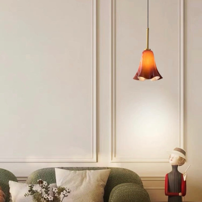 FloraGlow - LED Pendellampe med Blomsterinspireret Design