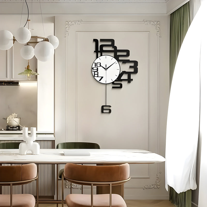 DecoDigits – Stille vægur med minimalistisk design til fredelige, moderne interiører