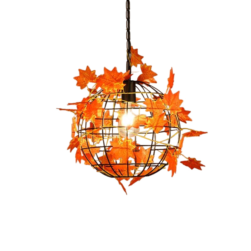 VineGlow – Rustik kugleformet pendellampe med art deco-inspiration