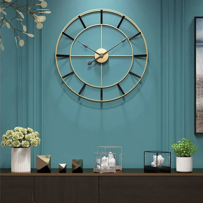 TimeMuse – Lydløst vægur med moderne minimalistisk design til stilfuld indretning