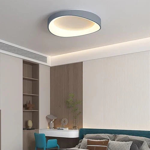 GlowTimber - Træloftslampe med blød LED-belysning til elegant interiør