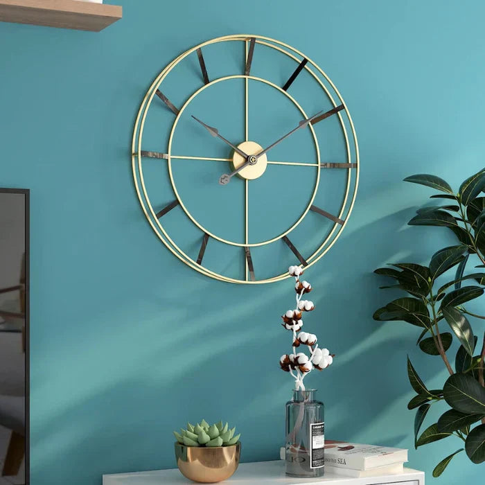 TimeMuse – Lydløst vægur med moderne minimalistisk design til stilfuld indretning