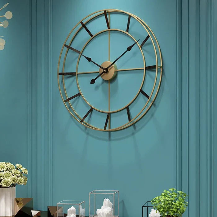TimeMuse – Lydløst vægur med moderne minimalistisk design til stilfuld indretning