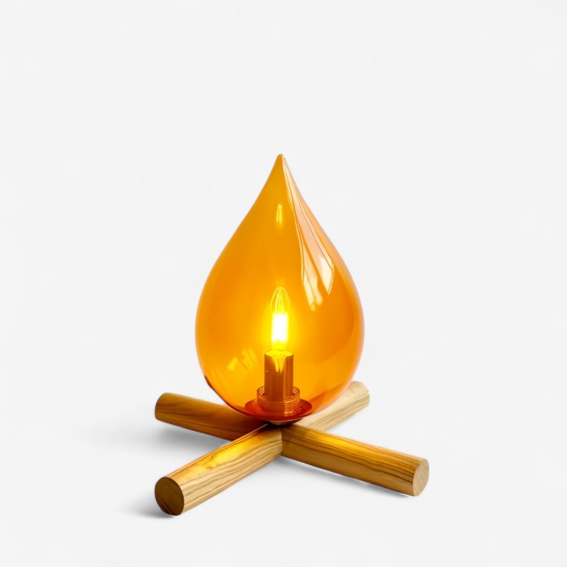 FireFlare – LED Bordlampe med Flammeeffekt