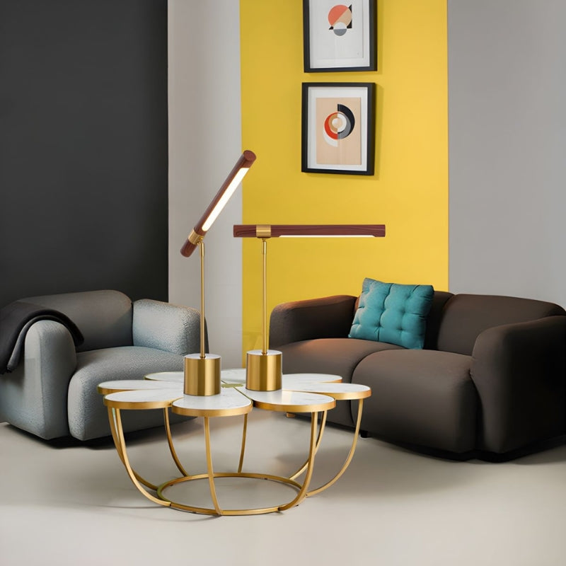 LumiGold – Moderne LED bordlampe med minimalistisk design