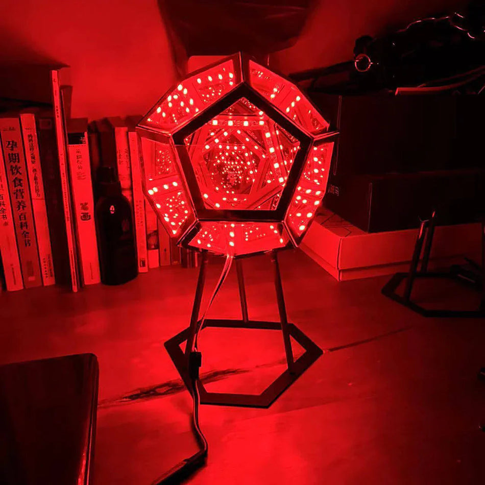 ColorSphere - Interaktiv LED Dodecahedron-lampe med brugerdefinerede lystilstande