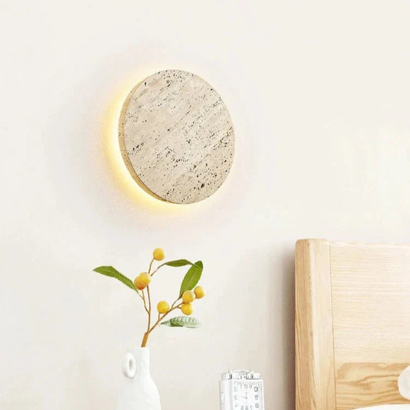 StoneGlow – Elegant væglampe med blødt LED-lys for en sofistikeret atmosfære