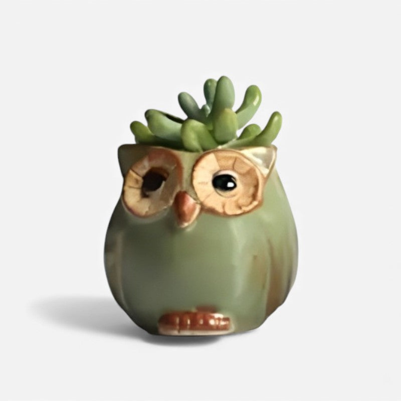 OwlCraft – Dekorativ blomsterpotte med ugleinspireret design
