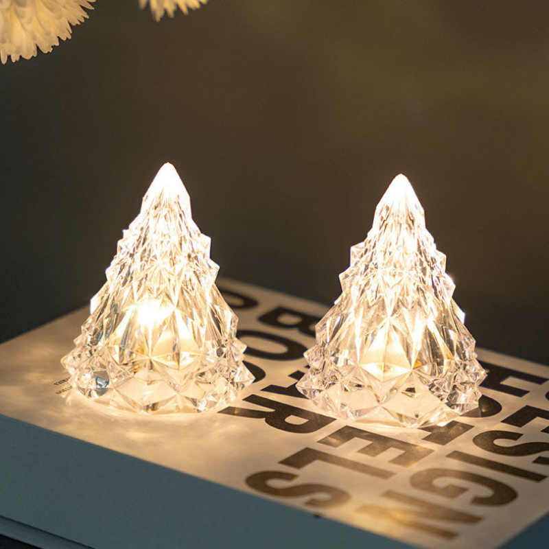 FestiveLite – Juletræs-ABS LED-natbordslampe
