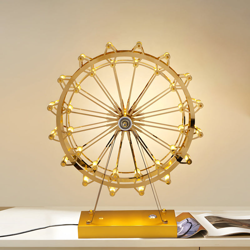 WheelLume - Moderne LED Bordlampe Med Touch Control og Legende Design