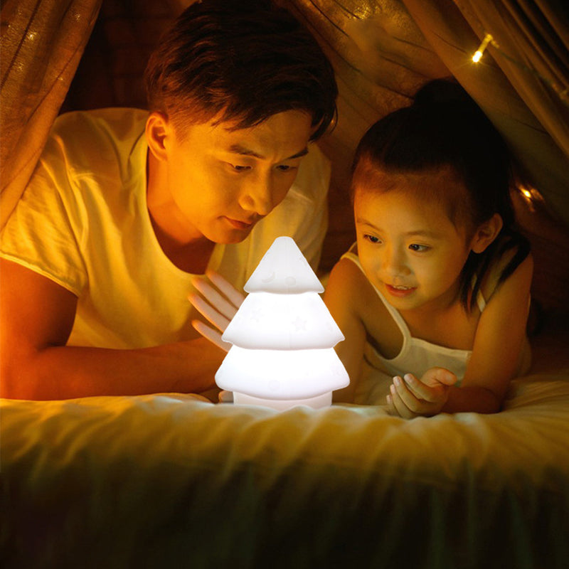 TreeGlow – Silica juletræs-LED natbordslampe