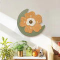 FloraTime – Kreativt vægur med naturinspireret blomsterdesign