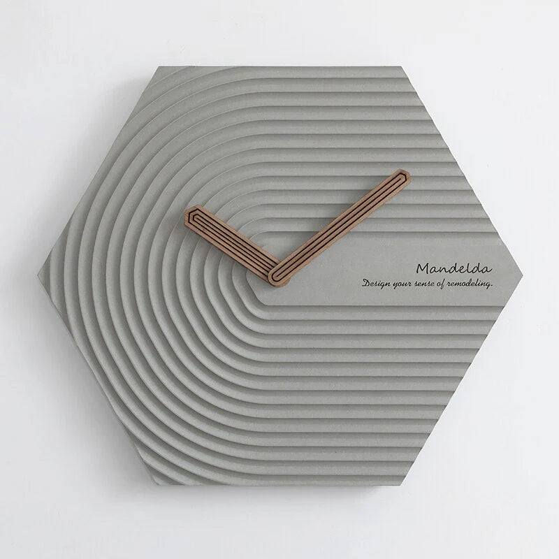 TimeSculpt – Moderne minimalistisk vægur til stuen og stilfuld boligindretning