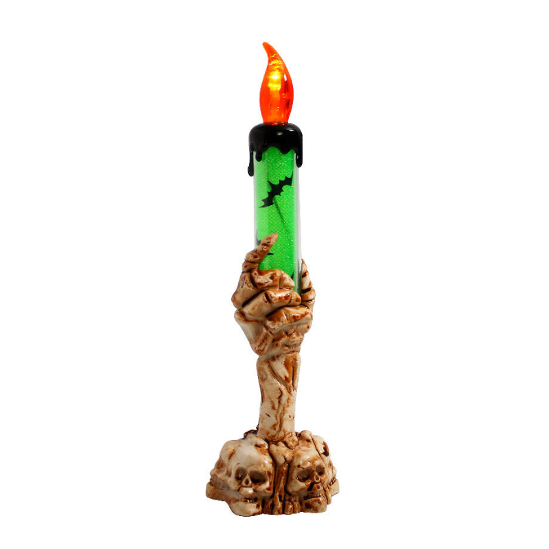 SkullGlow – LED kranie-lys natlampe med Halloween design