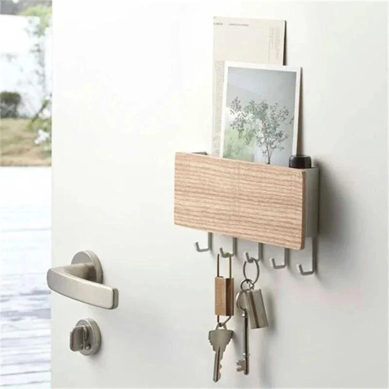 ShelfHook – Vægmonteret organizer med hylde og flere kroge