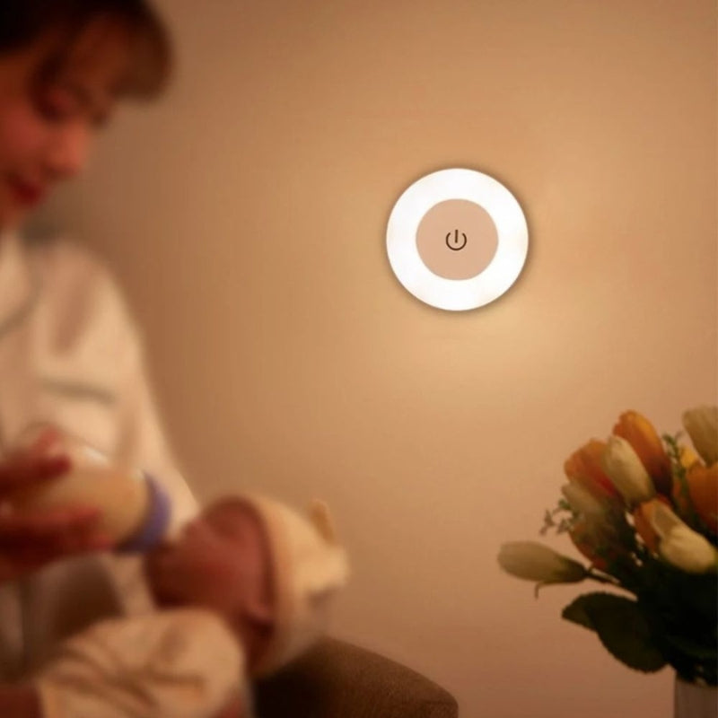 LumaBright – Moderne Trådløs Væglampe med Touchkontrol