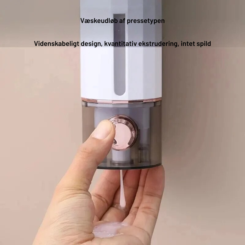 CleanEase – Kompakt vægmonteret dispenser med Smart Press-system