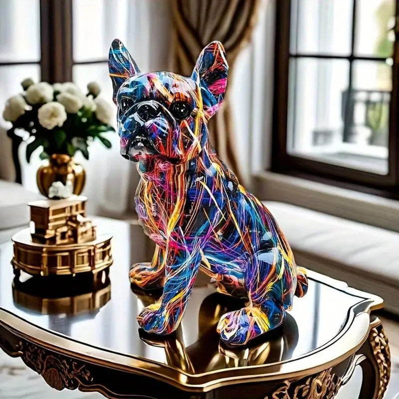 UrbanPaw – Bulldog figur med graffitimønster