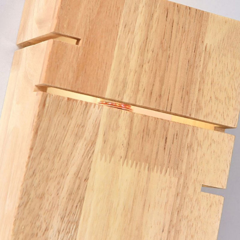 LumiWood – Minimalistisk rektangulær væglampe til soveværelse