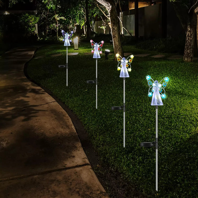GlowFlutters – Sommerfugleformede udendørslamper med blød glød til haveindretning