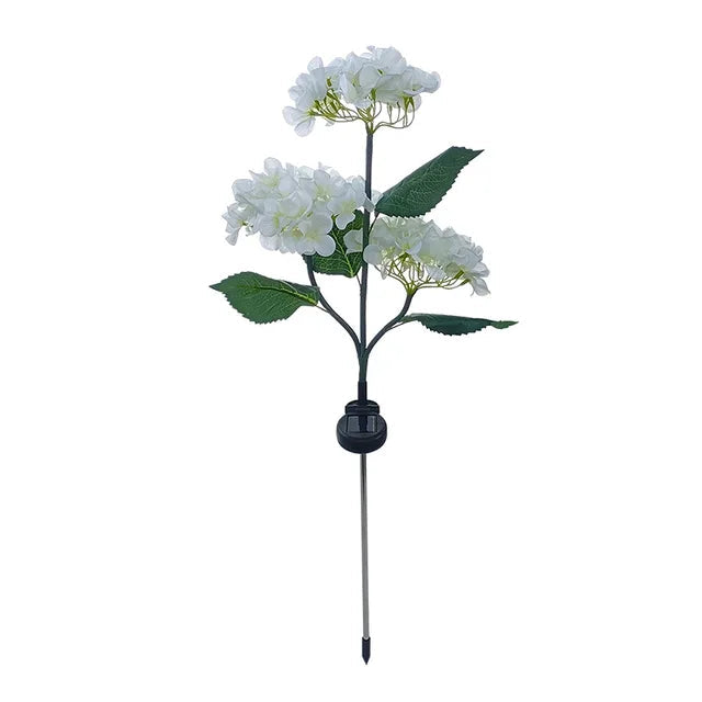 BrightBloom – Charmerende solcelledrevet havelampe med vejrbestandigt blomsterdesign og skumringssensor