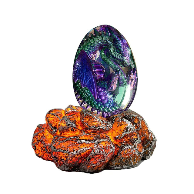 DragonEgg - Unikt Crystal Dragon Egg til samlere og indretning