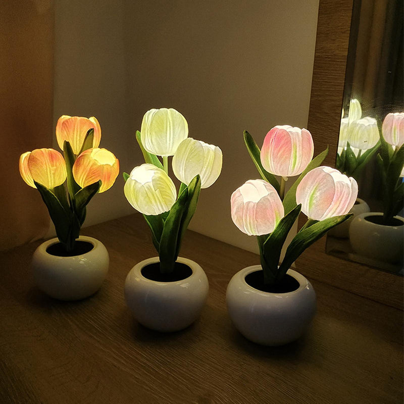 TulipGlow - Beroligende LED natlampe til hyggelig atmosfære