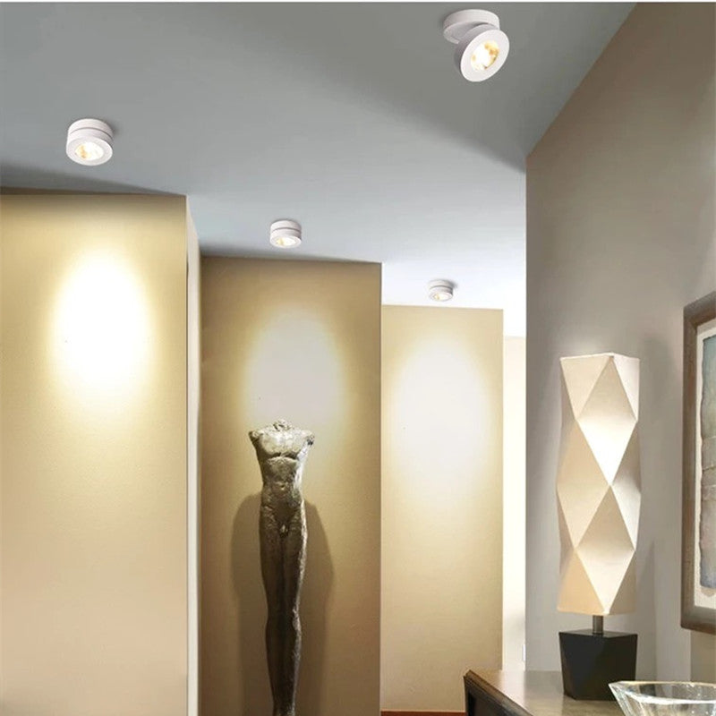 LumoBeam - Minimalistisk LED-loftspotlight med elegant rundt design