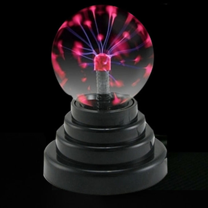 PlasmaGlow – Statisk Ion Glasbold LED USB Natlampe