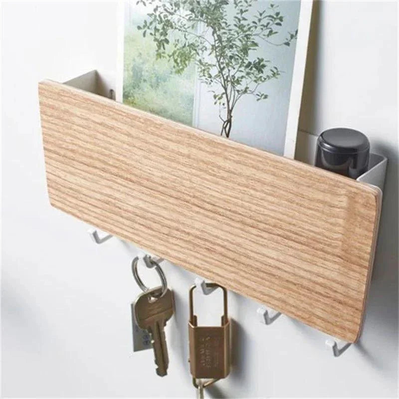 ShelfHook – Vægmonteret organizer med hylde og flere kroge